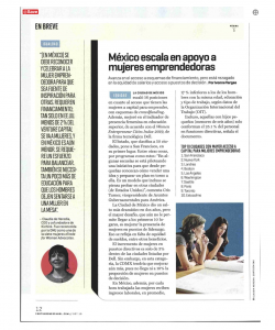 Mexico scales in support of women entrepreneurs