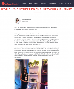 Dell Women’s Entrepreneur Network Summit: Day 1